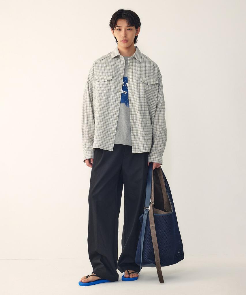 STUDIO TOMBOY [Men] Western Core Check Shirt_Light Beige 9156221311