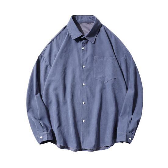 Summer casual white shirt men's long-sleeved Korean version loose and versatile small fresh jacket ins Hong Kong style shirt