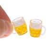 Toys Mini Lemon Cup Drinks Toy Miniature Scene Model Dollhouse Miniature Beer Cup Mini Beer Mug