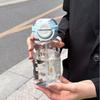 Пластиковый стакан для двух напитков с мультяшным рисунком для офиса и дома