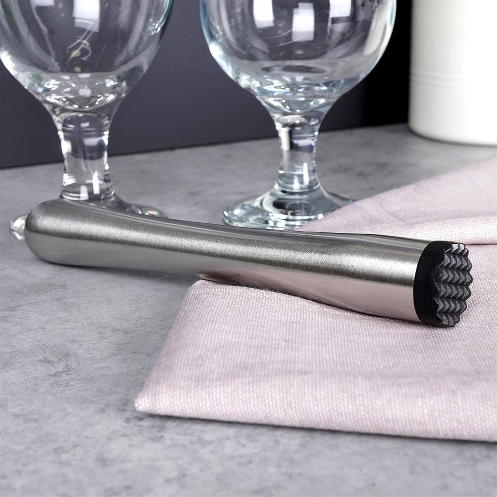 Stainless Steel Cocktail Muddler 17.5cm