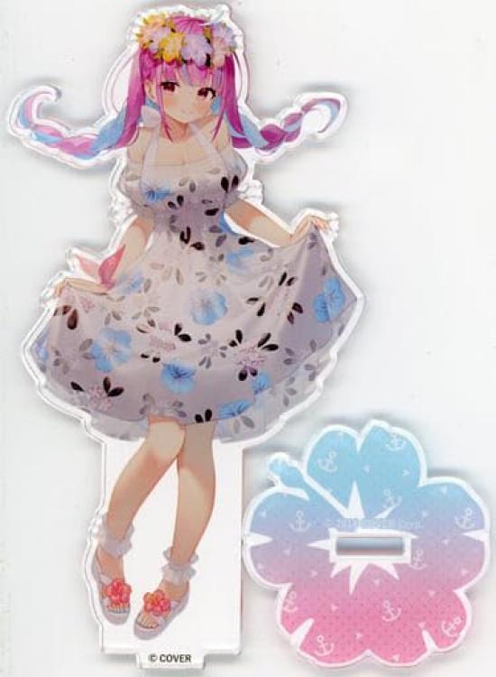 UMISEA в солнечном свете акриловая подставка Aqua Minato одежда "Hololive City" в натуральную величину (Частный Бвер.)