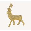 Party Decoration - Unspecified - Plastic Deer - Gold - 15x21x4cm - Mixed