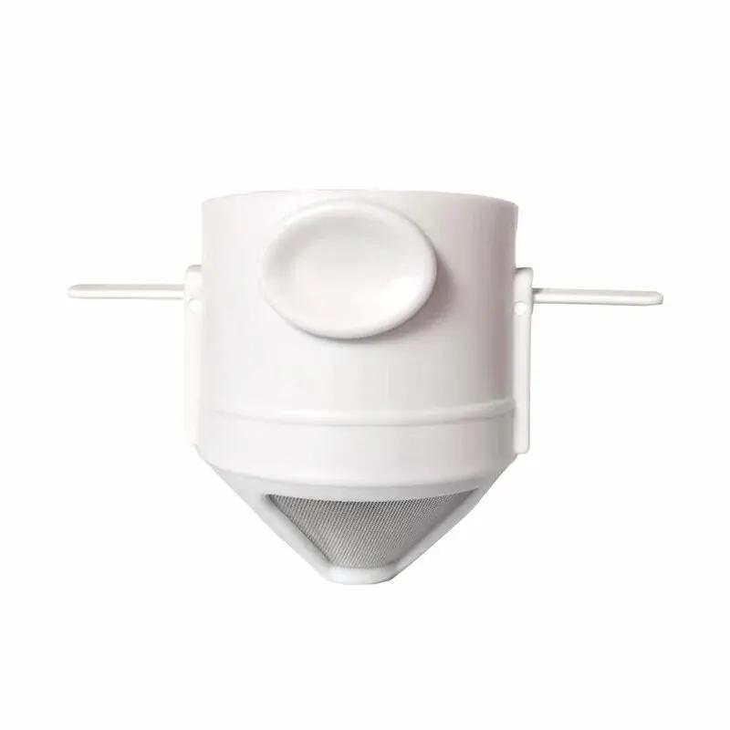 Многоразовый держатель для чайника Кофейный дриппер Складной кофейный фильтр Портативный держатель для капельного кофе и чая из нержавеющей стали Воронка Корзина