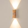 Motion Sensor Wireless Magnetic Night Lights Smart Home Decor Usb Rechargeable Wall Lamps Bedroom Bedside Led Lights for Home