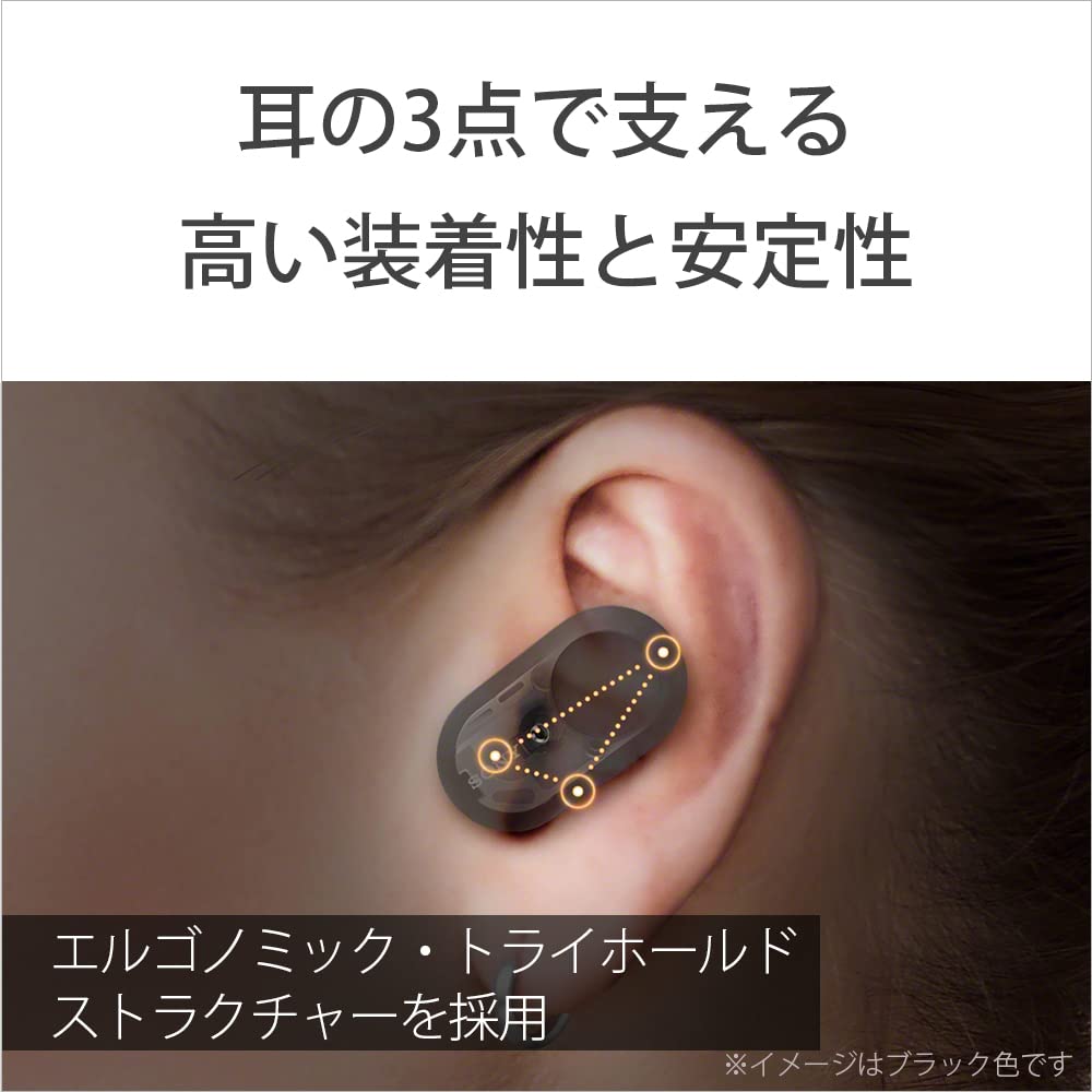 Sony Wireless Earphones Fully Wireless Amazon Alexa Bluetooth Audio Equivalent Up to 6 Hours of Continuous Playback 2019 Model With Microphone 360