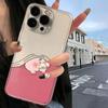 Cartoon Funny Little Pig Buttock Clear Phone Case For iPhone 16 15 11 12 14 13 Pro Max Mini X XSM XR 7 8 Plus SE4 16e Cute Cover