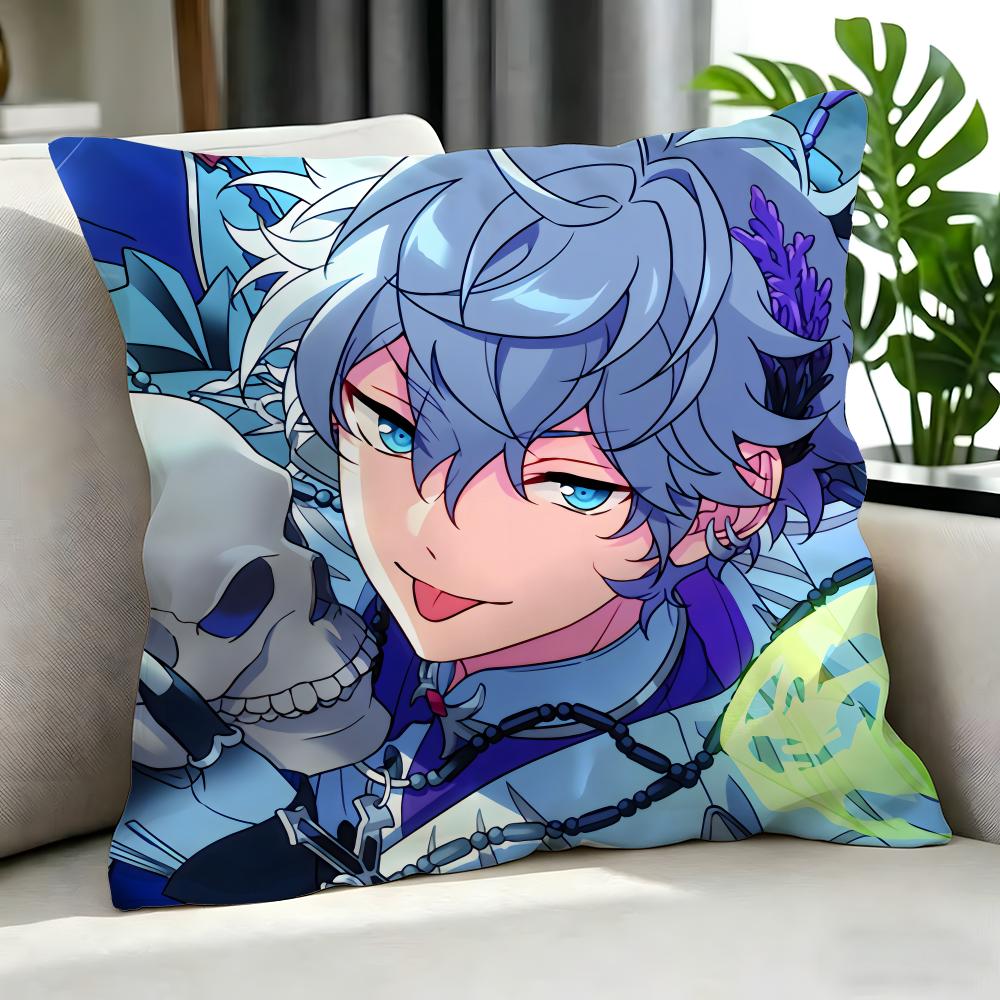 game Ensemble Stars Cushion Cover Cushion Cover Set Pcs x x x Pillowcase Decorative Sofa Home Decor