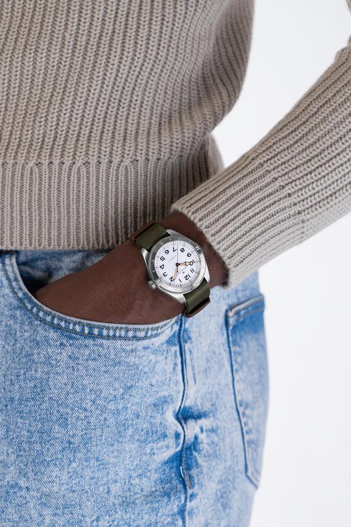 Часы HAMILTON Оригинальная гарантия Khaki Field Khaki Field Expedition Механические Автоматический подзавод H70315910 Мужские Импортные [Hamilton] [Обычный продукт]