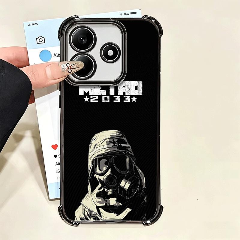 Мягкий чехол для телефона Metro 2033 для Xiaomi Poco X7 X8 Pro Max X6 X5 X3 F8 Ultra F7 M8 M7 M5S Redmi 15C 15A 15 14C 13C 12C 13 12
