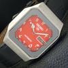 JAPAN VINTAGE SEIKO 5 AUTOMATIC MENS ARABIC RED COLOR DIAL WATCH A702452-5 R124-a702452