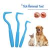 Pet Tick & Flea Removal Tool Set: Insect Repellent Comb & Hook for Dogs and Cats