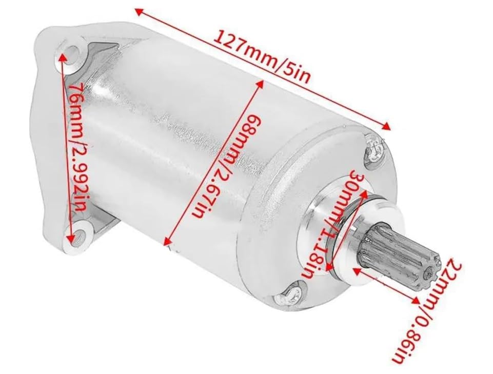 Стартер Suzuki GN250 для Volty 250, Grasstracker 250, Big Boy 250, Marauder 250. Универсальный стартерный двигатель послепродажного обслуживания.