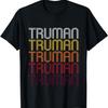 Ретро-паттерн со словом Truman - Футболка в винтажном стиле