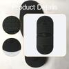 2 шт. Ремонт подошвы обуви Легко установить Подарок Универсальный Противоскользящий Использование Черный