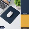 Solid Color Non-Slip Leather Mouse Pad for Girls – Small Desk Mat for Laptops & Office