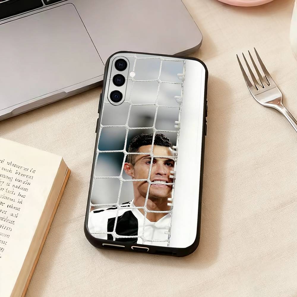 Известный спортсмен A-CR7 Чехол для телефона Samsung Galaxy A73, A72, A71, A70, A53, A52, A51, Другие Мягкий черный чехол