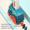 Automatic Laying Domino Train Sound Light Electric Train Intelligent Children Toy  Kids Puzzle