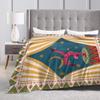 Border Painting Art Show Blanket Quality Super Warm  Bedding Throws Autumn Boy Girl Couch Bed Fluffy Bedspread