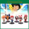 Character Pvc 6pcs Toy Model Desktop Decoration Child Christmas Gift