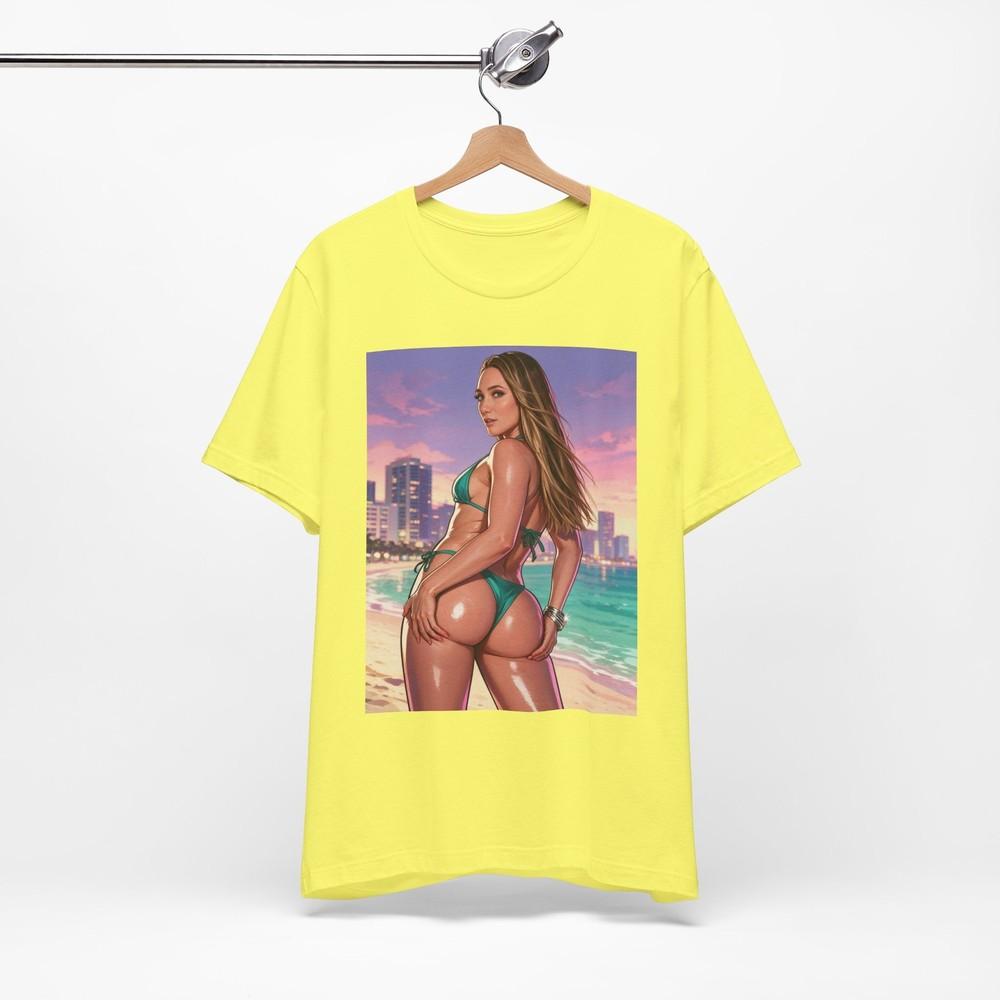 Aj Applegate Bikini Pinup T-Shirt | GTA 6 Graphic Streetwear Print Tee