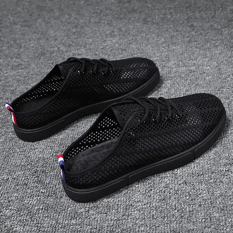 Outdoor Men's Shoe Canvas Flat Male Slipper Fun Eva Clappers 2024 Adult Cheap Shoes 2025 New In Trend Comfortable Style Slides