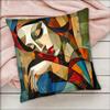 1 шт. Наволочка с репродукциями известных картин Пикассо, квадратная, для спальни, дивана, для отдыха, удобная подушка, для автомобиля, гостиной, домашнего декора