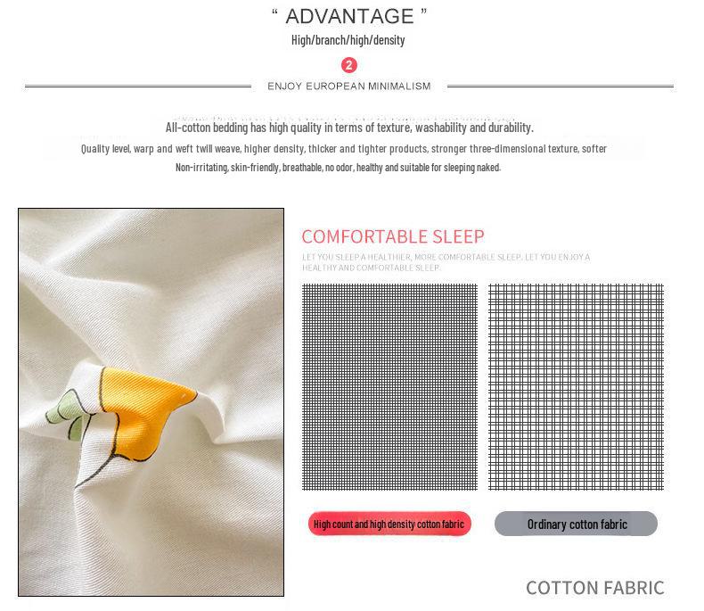 Cotton 100 Set Pillow Pure Cotton Pillowcase Pair Single Size 48cm X 74cm