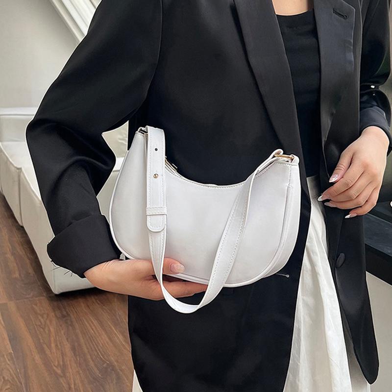 Женская мода маленькая сумка-клатч ретро однотонная искусственная кожа плечо подмышки сумка хобо повседневная женская сумка-клатч тоут кошелек