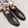 Модные итальянские брендовые ретро-мужские деловые туфли на шнуровке, мужская рабочая обувь для поездок на работу, универсальная повседневная обувь, бесплатная доставка