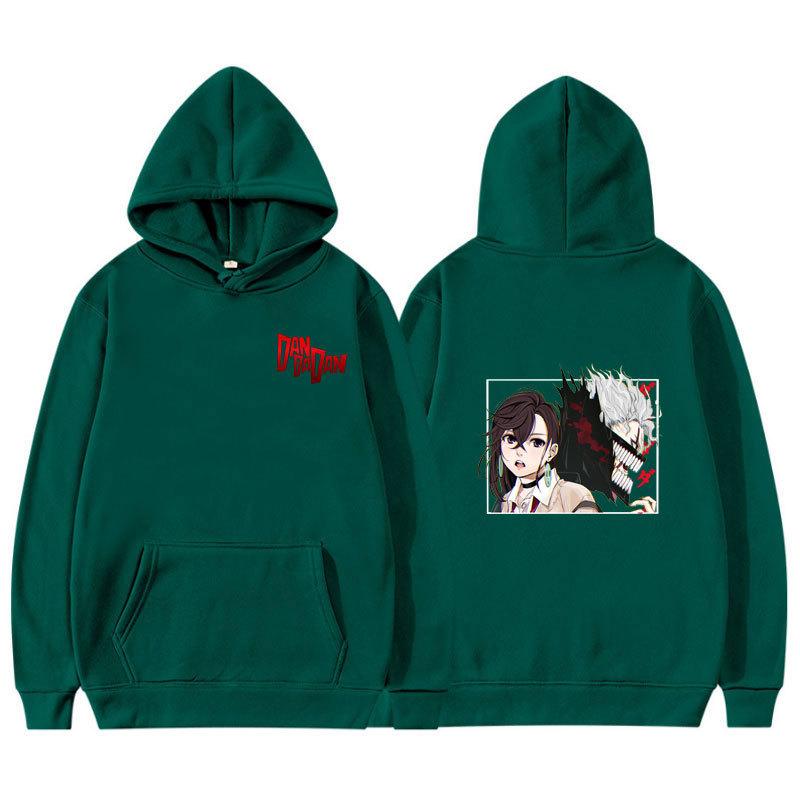 Аниме Дандадан Мужские Модные Худи Мужские Женские Толстовки с Капюшоном Хип-Хоп Повседневные Пуловеры Осень Мальчики Девочки Уличная Одежда Худи