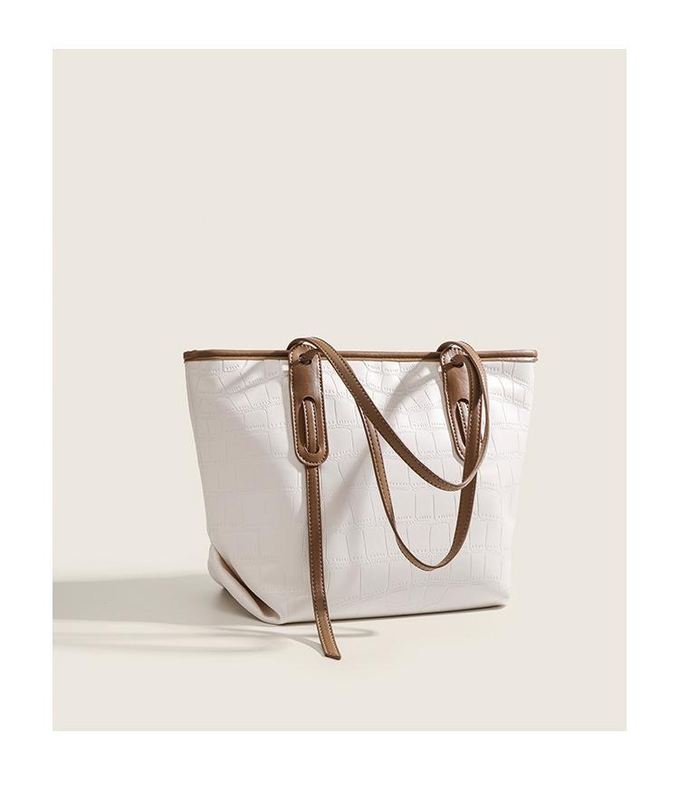 Minimalist Large Tote Bag for Women, New Versatile Shoulder Handbag, Commuter Casual Shopping Bag