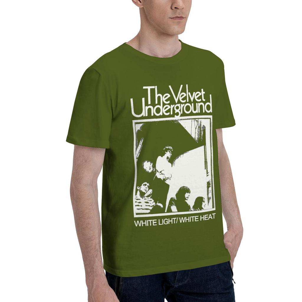 Графический принт The Velvet Underground Band Футболка для унисекс-музыки Крутые аниме-футболки из чистого хлопка Одежда с коротким рукавом