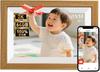 New for FHD 1920x1280 64GB Large IPS Touchscreen Digital Photo Frame with Remote External MicroSD Card Easy Send Photos and Videos from Your Motion