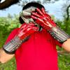Medieval Black Gauntlets Armor Gloves | Nazgul Gloves | Halloween Cosplay Accessories | Halloween Role Costume | Larp Armour Steel Gloves