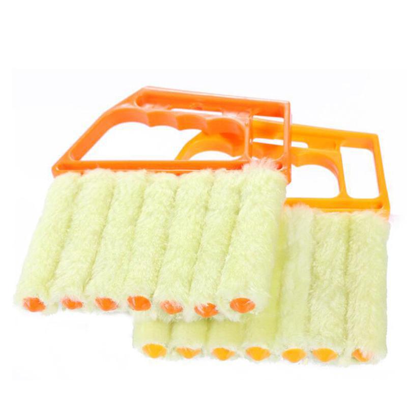 Щетка для мытья окон Микрофибра Чистка кондиционера Пылесос Чистящее средство для мытья жалюзи Чистящая салфетка для лезвий Кухонный инструмент