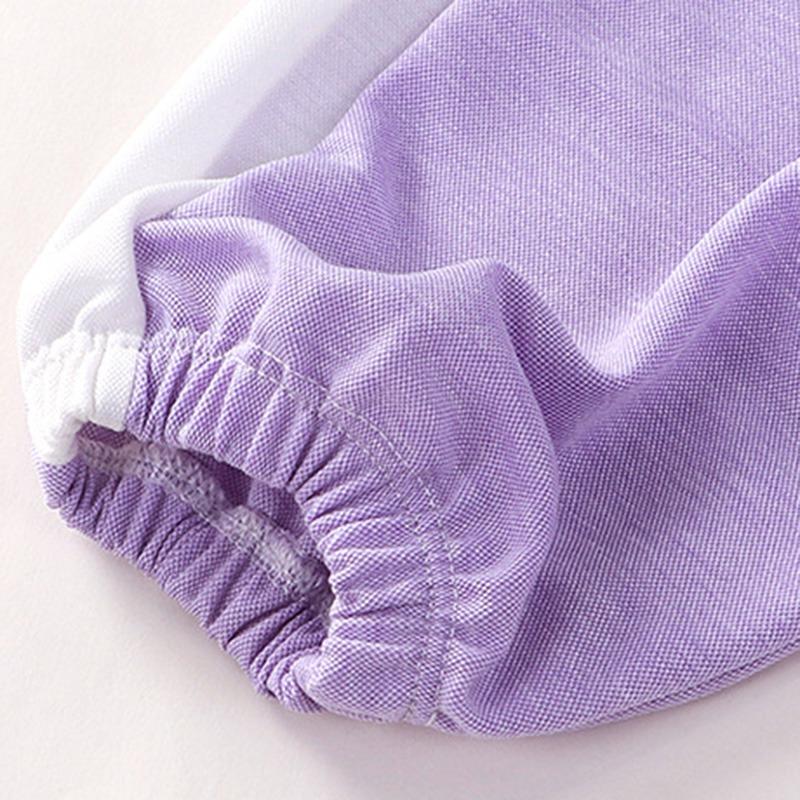 Детский костюм из топа с коротким рукавом и брюк, комплект одежды из двух предметов для малышей