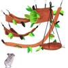 Winter Hedgehog Playing Warm Hut Soft Bunkbed Hamster Bed Pet Swing Parrot Hammock Cage Rope