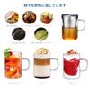 Ecooe 500ml Teacup, Strong Tea Strainer, Heat-Resistant Glass Mug with Lid, Clear Black Tea Mug, Suitable for Chinese Tea, Japanese Tea, Tea Bags,