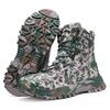 Men's Hiking Boots Camouflage Tactical Boots Desert Waterproof Work Safety Shoes Mountaineering Shoes Ankle Boots Outdoor Boots