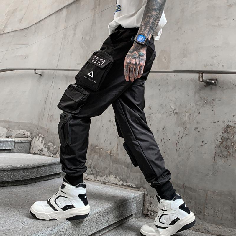 Функциональные мужские модные брюки-джоггеры - Коллекция весна/лето K913 P105