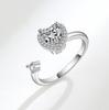 2025 Hot Selling New Fashionable Anti-adjustable Anxiety Restlessness Creative Opening love Spinner Ring Jewelry Jewelry
