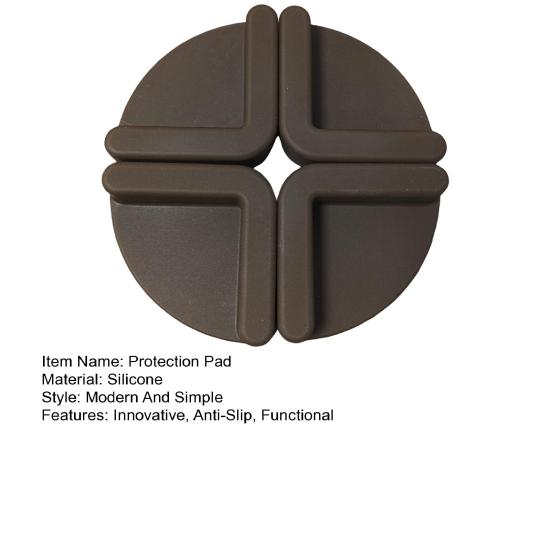 4 шт. силиконовые ножки для разделочных досок, предотвращающие порезы, нескользящие ножки для разделочных досок, нескользящие протекторы кухонной поверхности, домашний подарок