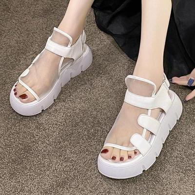 Женские сандалии, новая пляжная обувь в римском стиле, сандалии с открытым носком