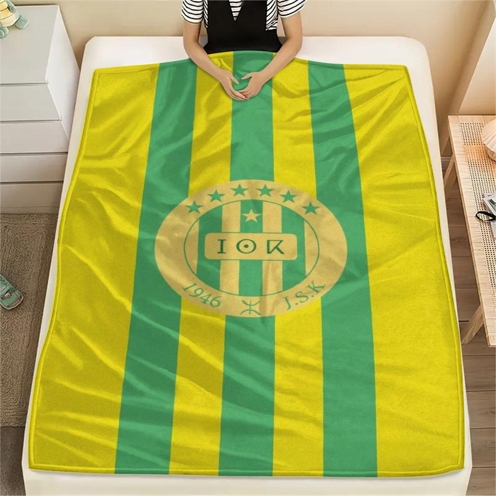 1Pc js Kabylie Print Flannel Blanket High Quality Warm Comfortable Cover for All Seasons Perfect for Gifts Home Decor
