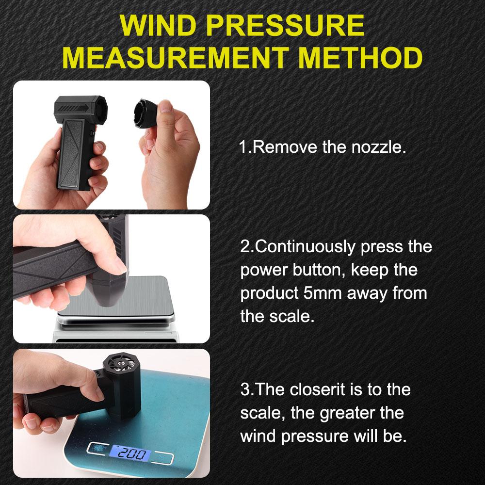 Turbo Jet Fan Car Snow Blowing Cleaning Blower Tools 2025 Electric Air Duster Type-C Charging Portable Strong Blowing 130000RPM