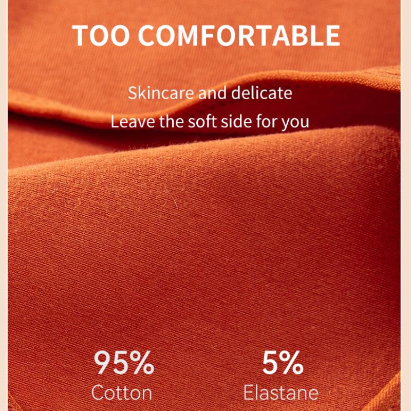 Low-Middle Waist Women's Panties, High Elasticity Women Underwear, Comfortable Cotton Crotch #JS830