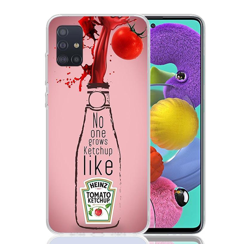 Чехол для телефона Lamb Heinz Tomato Ketchup для Samsung Galaxy A52 A51 A50S A12 A22 A32 A72 A10S A30S A31 A71 Note 20 Ultra 10 Plus S10