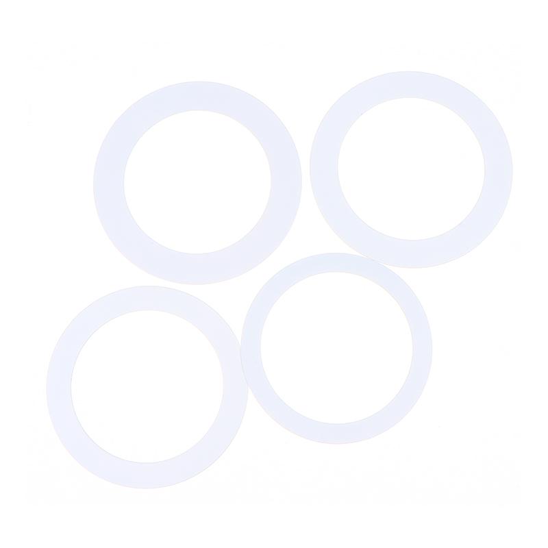 1 шт. Светодиодный спот-светильник, встраиваемый светильник, уплотнительные кольца, белый абажур, кольцо-адаптер, скрытые проставки, шайбы, прокладки для стойки освещения