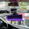 Автомобильное внутреннее 3D зеркало заднего вида с подсветкой LED Большое поле обзора Автомобильное внутреннее зеркало заднего вида Плоское зеркало-отражатель Окружающий свет